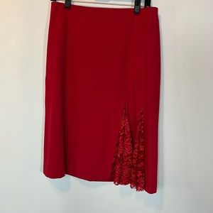 APOSTROPHE Skirt COLOR RED SIZE 8